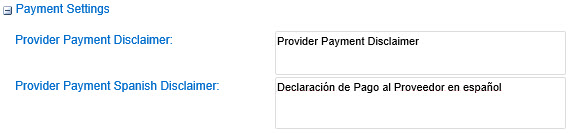 An image showing payment settings